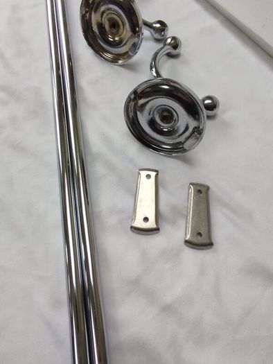 Stainless Steel Vintage Double towel holder