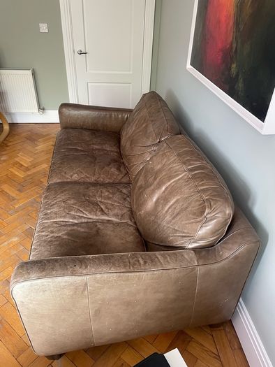 Leather sofa