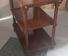 antique wooden trolley offers