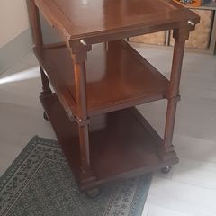 antique wooden trolley offers