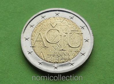 Lithuania 2015 years Uncirculated 2 Euro coin.