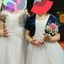 White dress & blazer & shoes set SIZE 5-6yrs Image 2