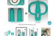 Matchstick Monkey Teething Set - Green