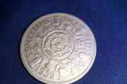 1959 Two Shilling Coin. Elizabeth.