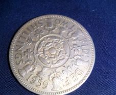 1959 Two Shilling Coin. Elizabeth.