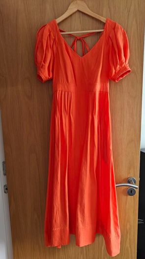 Opalz fit&flare puff sleeve midi dress