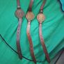 Collection of 3 Vintage Dublin Corporation Street Trader Brass Badges (#290, #374, #379) Image 2