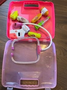 Doctor play set with carry case