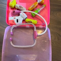 Doctor play set with carry case