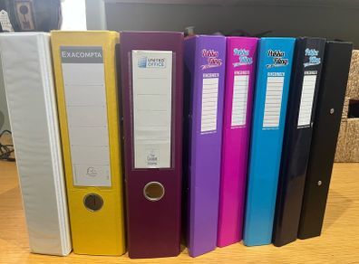 Lever arch & ring binder files