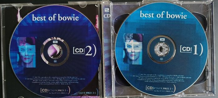 David Bowie - Best Of Bowie 2 x CD (2002) Compilation, Remastered VG+