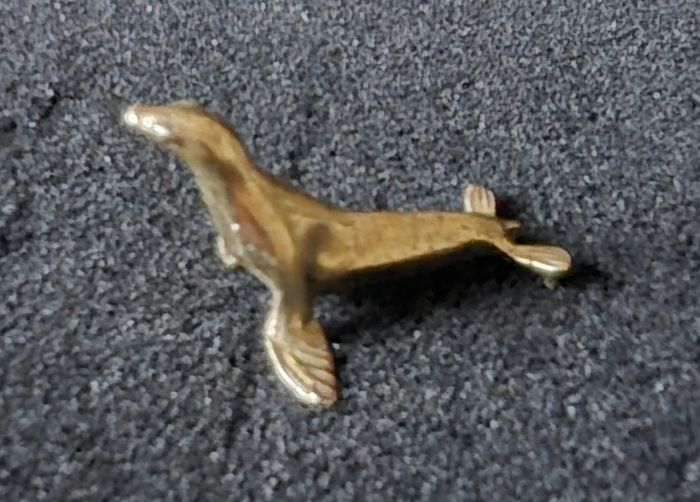 3 brass animals. Solid brass.