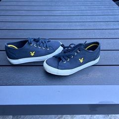 Lyle & Scott Navy Canvas shoes