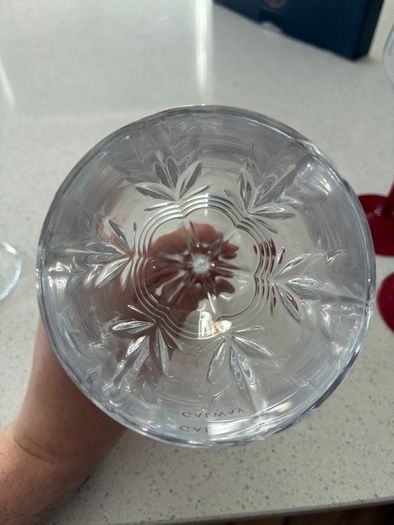 Galway Crystal Wine Glasses x6