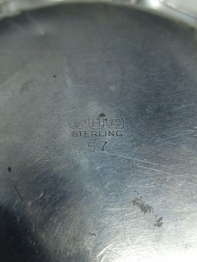 Vintage sterling silver bowl / dish, hallmarked sterling