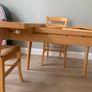 Extendable dining table and chairs Image 4