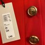 River Island red trousers Image 2