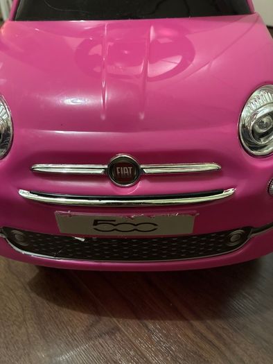 Fiat toy car pink ride on