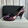 Gloria Ortiz peep toe pumps - sz 6 Image 2