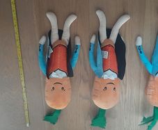 Kevin the Carrot soft toys x 3