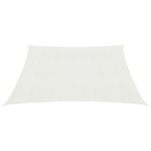 Sunshade Sail 160 g/sq. m White 7x7 m HDPE