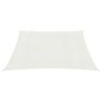 Sunshade Sail 160 g/sq. m White 7x7 m HDPE Image 3