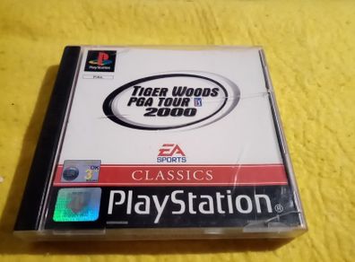 Tiger Woods PGA tour 2000 PlayStation 1 Ps1 PlayStation 2 ps2 games Original