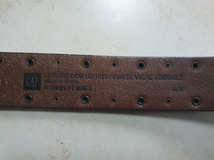 Belt brown leather Gap