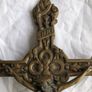 Large Brass Crucifix Image 4