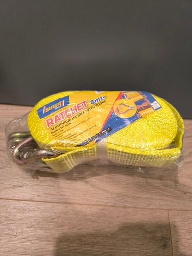 Safeline 5 Tonne Ratchet Tie Down Strap 8 Metre x 50mm
