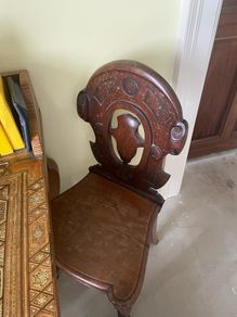 antique hall chairs