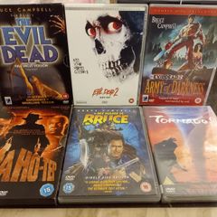 Bruce Campbell Dvd Collection Bundle Evil Dead Bubba Ho-tep Etc Cult Horror Comedy Movies