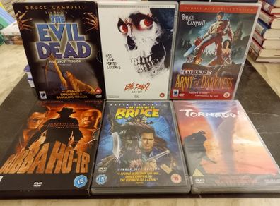Bruce Campbell Dvd Collection Bundle Evil Dead Bubba Ho-tep Etc Cult Horror Comedy Movies