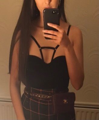 Topshop velvet bodysuit