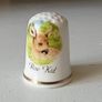 Collectible Fenton Bone China Wildlife series 3 x Thimbles Image 2