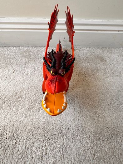 How To Train Your Dragon HookFang Dragon Blaster Action Figure 35 cm. Damaged Head Used Please see photos