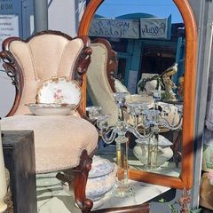 Rare Antique Walnut Ladies Chair