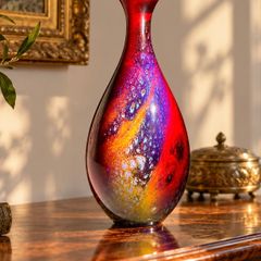 Masterpiece Antique Royal Doulton - SUNG Flambe Vase - Signed by both Noke and Moore (c.1925)
