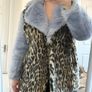 Jakke Faux Fur Coat UK10 Image 7