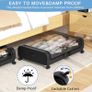Brand New Underbed Storage Box 2 Pieces Underbed Chest of Drawers with Wheels Lid Image 5