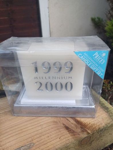 Millennium Candles, Coins,Bottles,Books,50p,