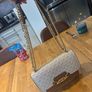Michael Kors Beige & Gold Handbag Image 3