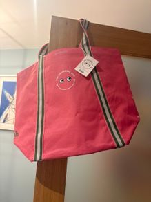 Dish from Waitrose x Anya Hindmarch Universal Bag Pink Large