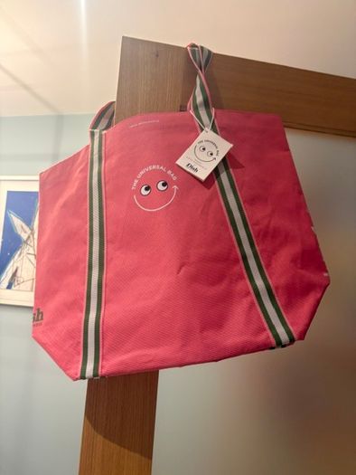 Dish from Waitrose x Anya Hindmarch Universal Bag Pink Large