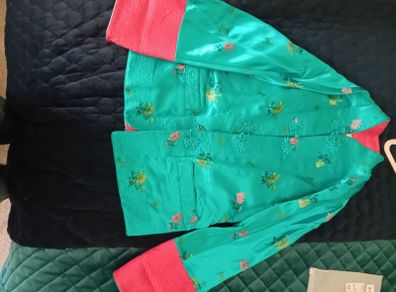 Vintage 1960s reversible silk Kimono jacket