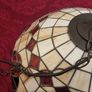 18 Inch Diameter Tiffany Style Ceiling Pendant Lamp / Light With Stained Glass Shade Image 9
