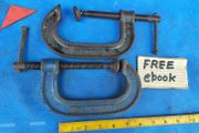Two Record 4" G Clamps