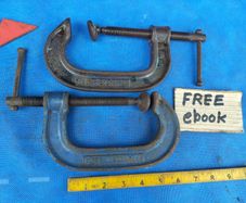 Two Record 4" G Clamps