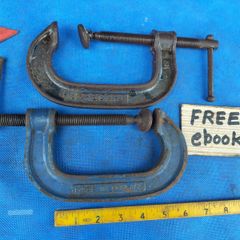 Two Record 4" G Clamps