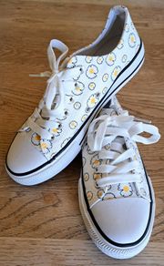 Canvas Daisy Trainers - Size 4